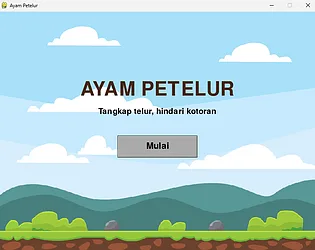 Cover art for Ayam Petelur, a chicken-coop arcade game.