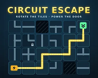 Cover art for Circuit Escape, a wire-routing puzzle.