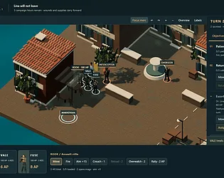 Cover art for Last Ferry, a turn-based harbor evacuation game.