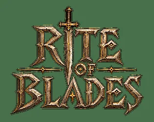 Cover art for the dark fantasy boss rush Rite of Blades.